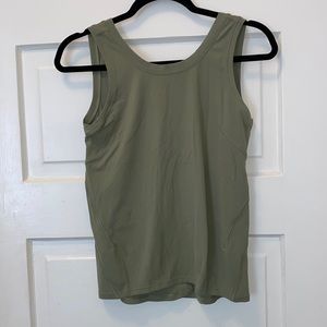 Lululemon Nulu fold classic fit yoga tank top